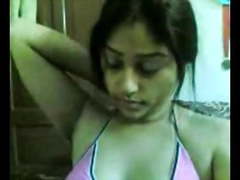 Desi Beautiful Indian Girl suman Showing Boobs
